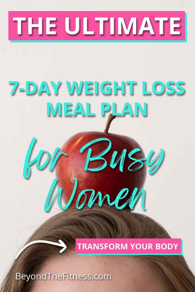 7 Day Diet Meal Plan to Reduce Weight