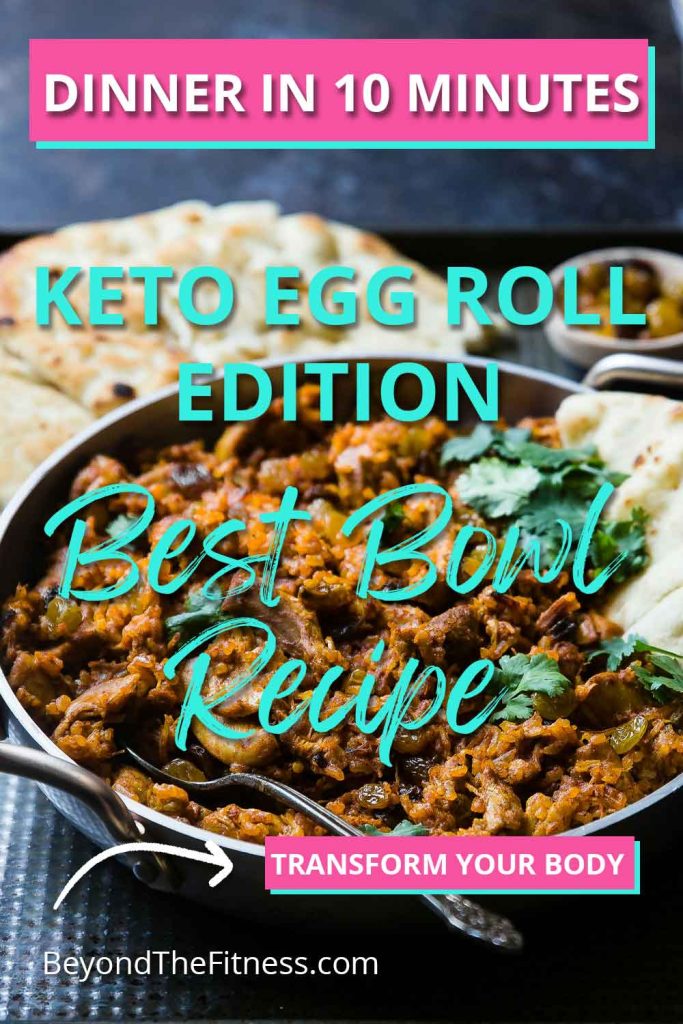 Keto Egg Roll in a Bowl 10 Minutes