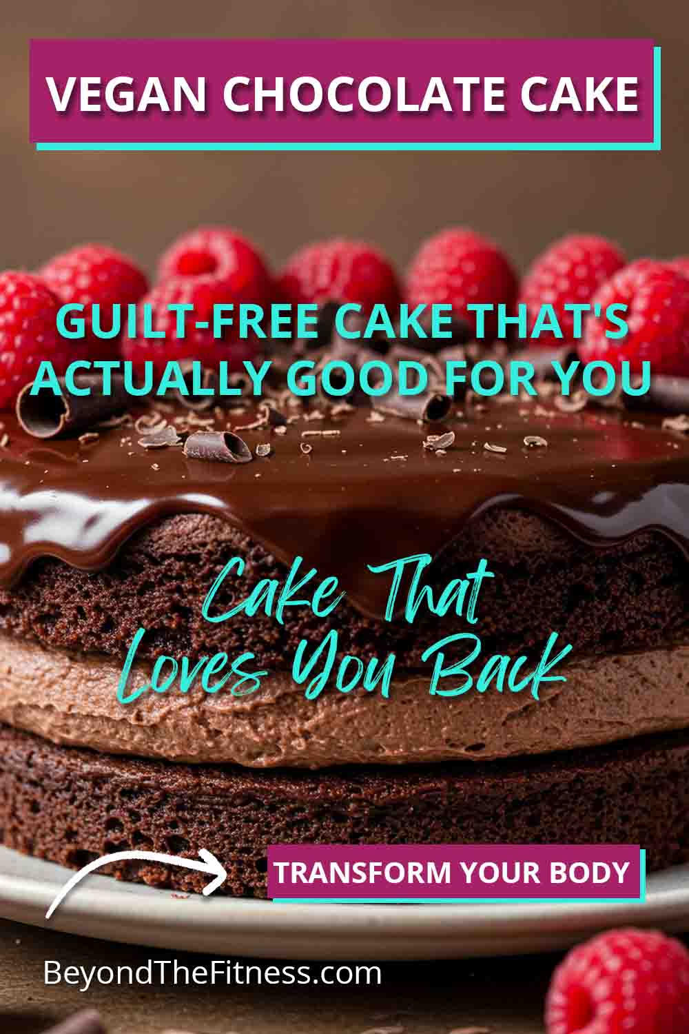 Guilt Free Vegan Chocolate Cake Thats Actually Good for You copy