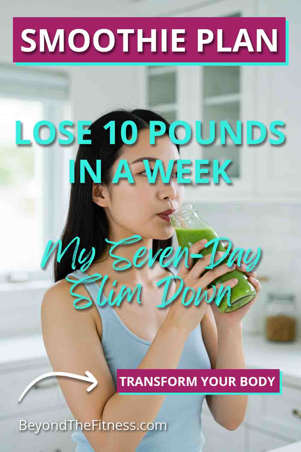 Lose 10 Pounds in a Week with This Smoothie Plan copy