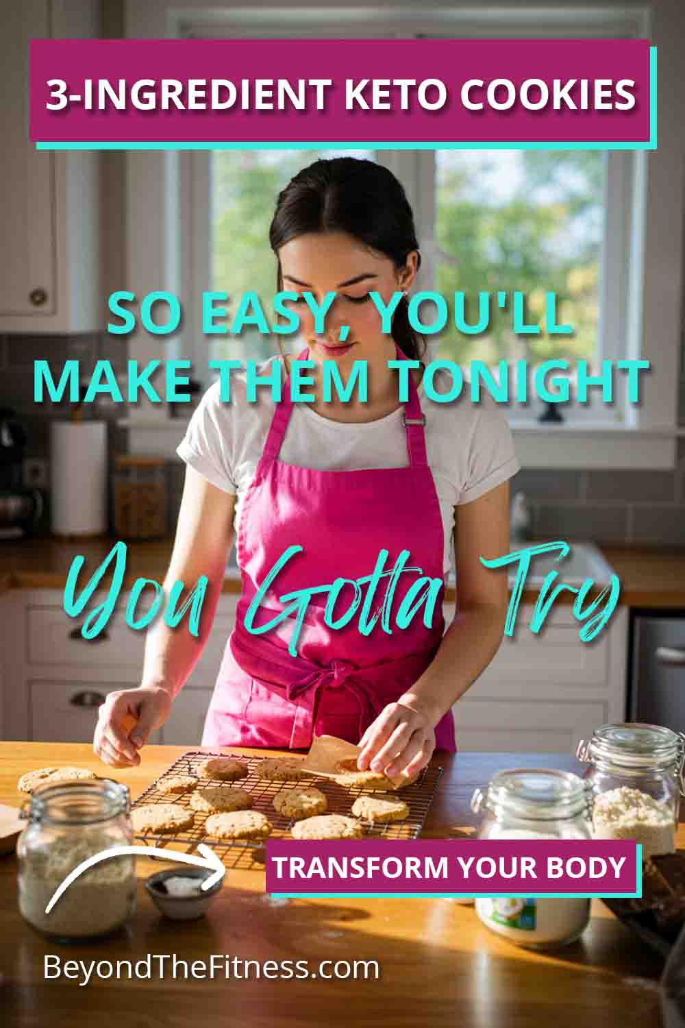 The Easiest Keto Cookies Youll Ever Make Only 3 Ingredients copy