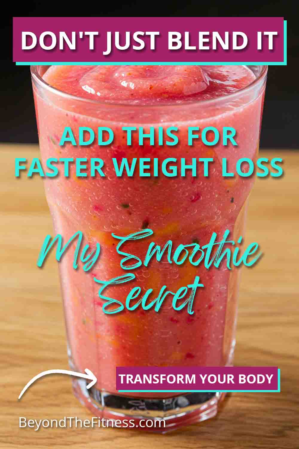 Dont Just Blend It Add This for Faster Weight Loss copy