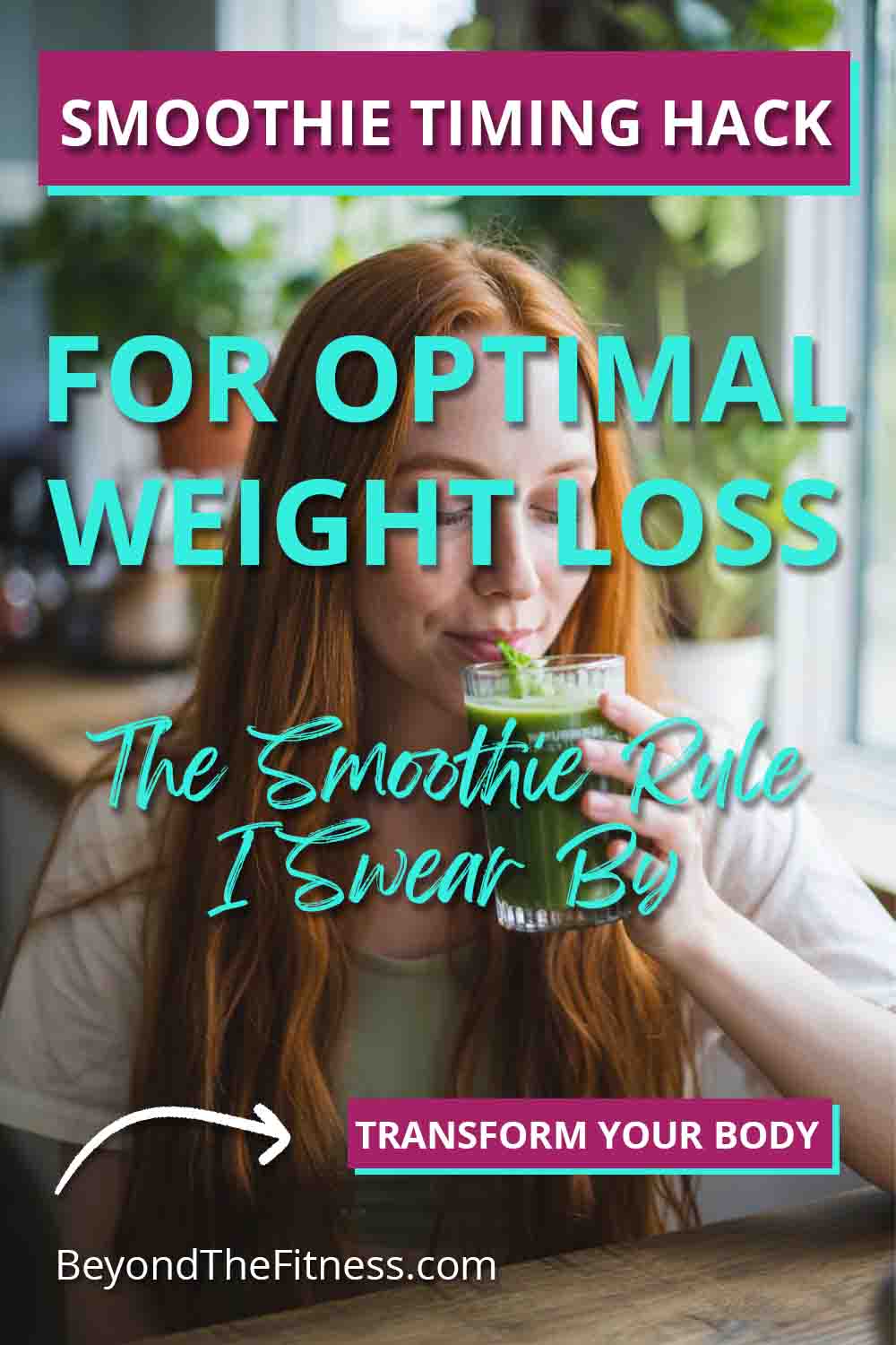 The Best Time of Day to Drink a Smoothie for Optimal Weight Loss copy